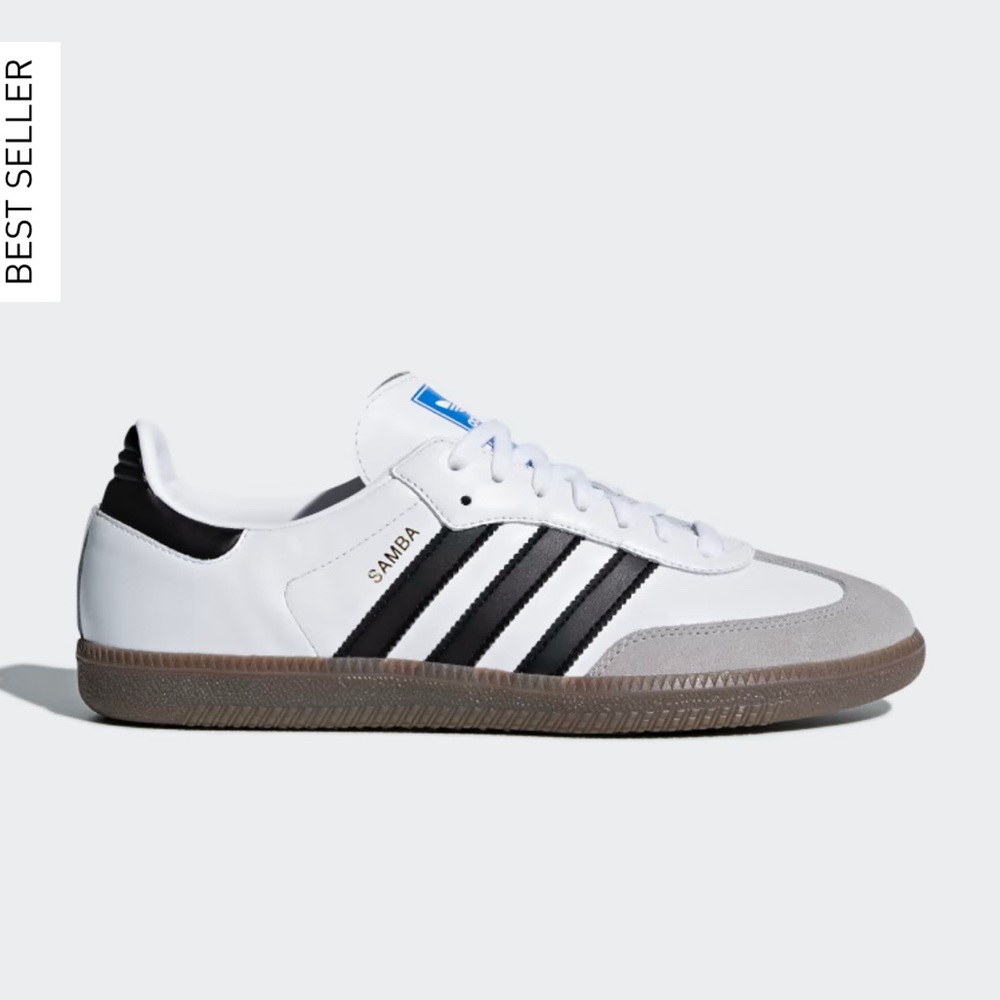 Adidas Samba- white WUS. Used only a handful of times